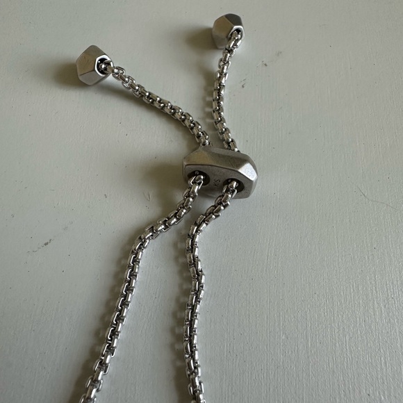 Kendra Scott Stan rhodium bracelet in Slate Cats Eye - Picture 5 of 5